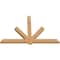 Ekena Millwork Kennewick Timber Gable Bracket, Western Red Cedar, 84"W x 56"H x 3 1/2"D x 5 1/2"F, 16/12 Pitch GBW084X56X0406KEN00SWR - alternate 4
